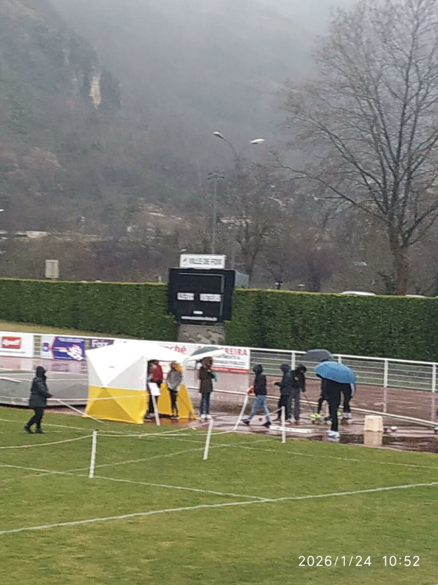 Compétition de lancers très hivernale !