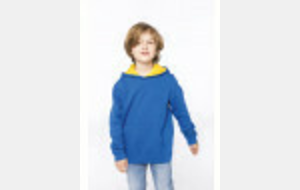 SWEAT-SHIRT CAPUCHE CONTRASTÉE ENFANT