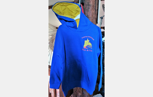 SWEAT-SHIRT CAPUCHE CONTRASTÉE ENFANT